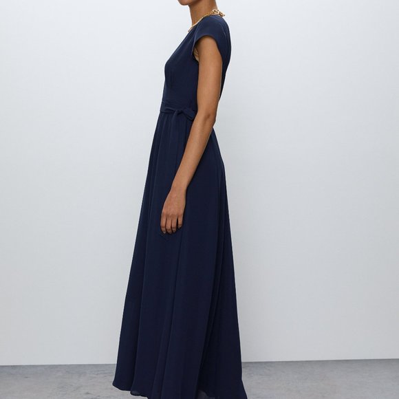 ARITZIA - Babaton Lexia Dress - Maxi V-neck Wrap Dress - Picture 2 of 13